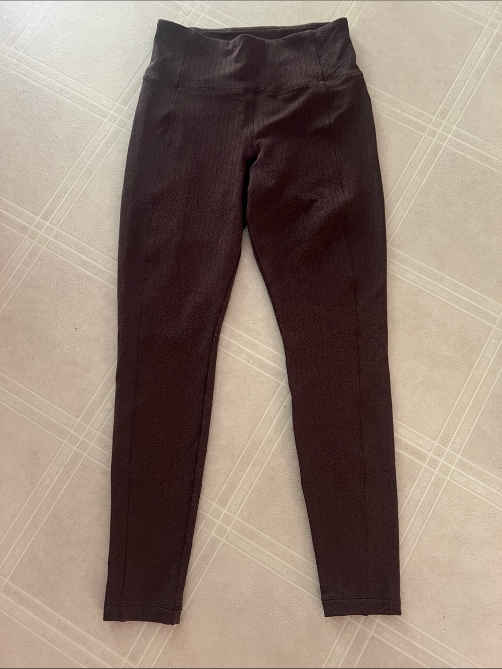 Athleta Black High-Waist Delancey Leggings/Tights